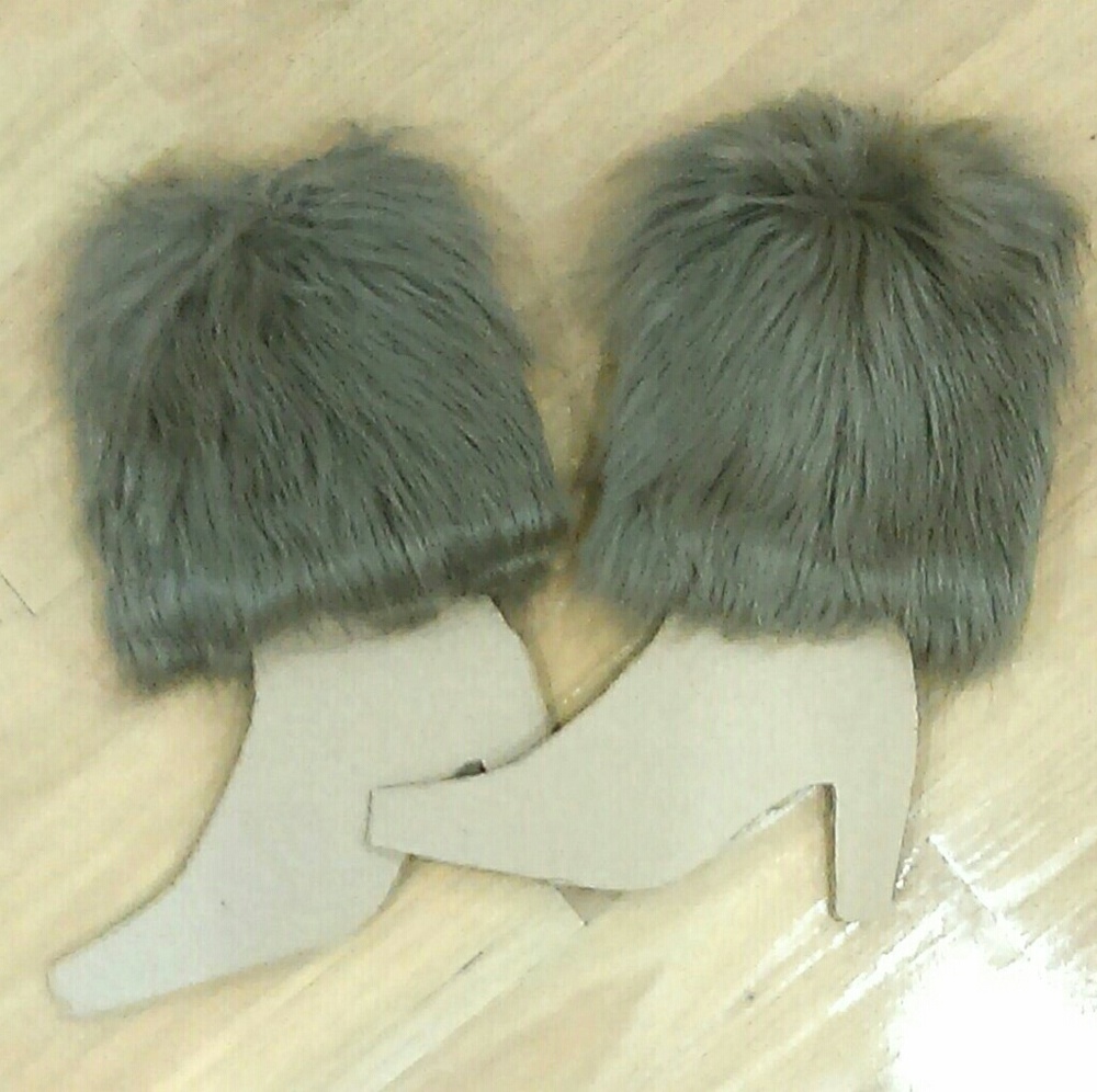 Faux Fur Leg Warmer